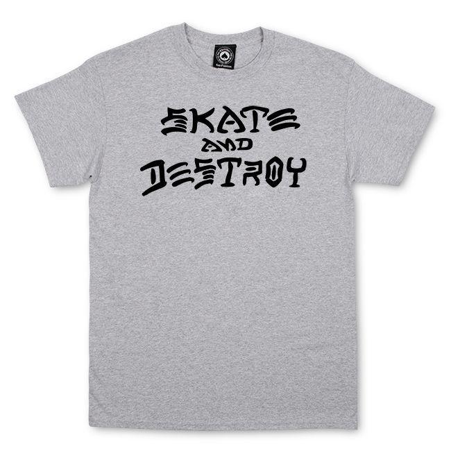Thrasher | Skate And Destroy T-Shirt (Gray)