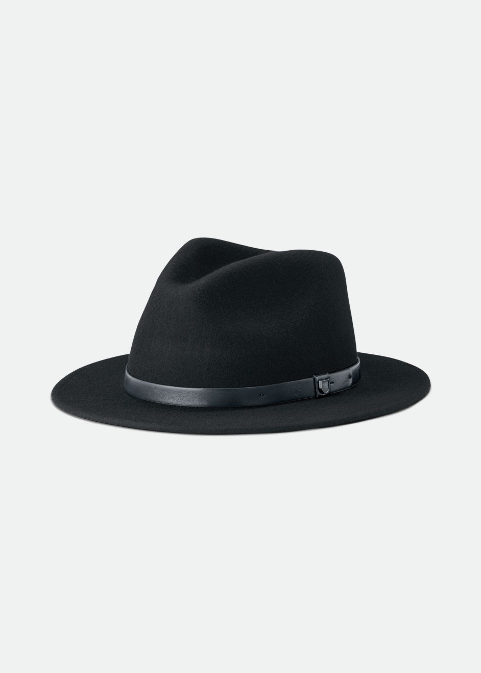 Brixton | Messer Fedora Hat (Black/Black)