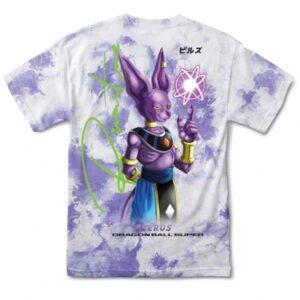 primitive x dragon ball super beerus purple wash moletom com capuz