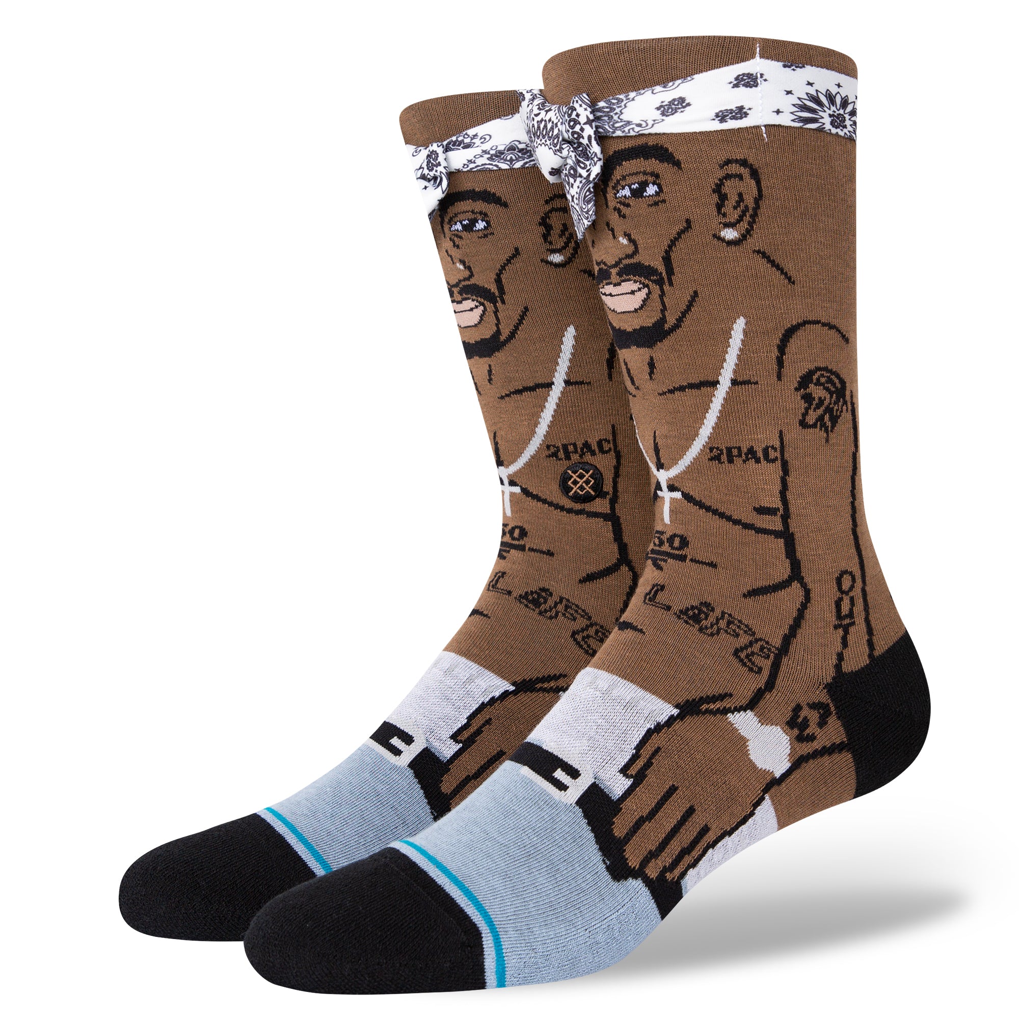 Stance | Tupac Resurrected Crew Sock