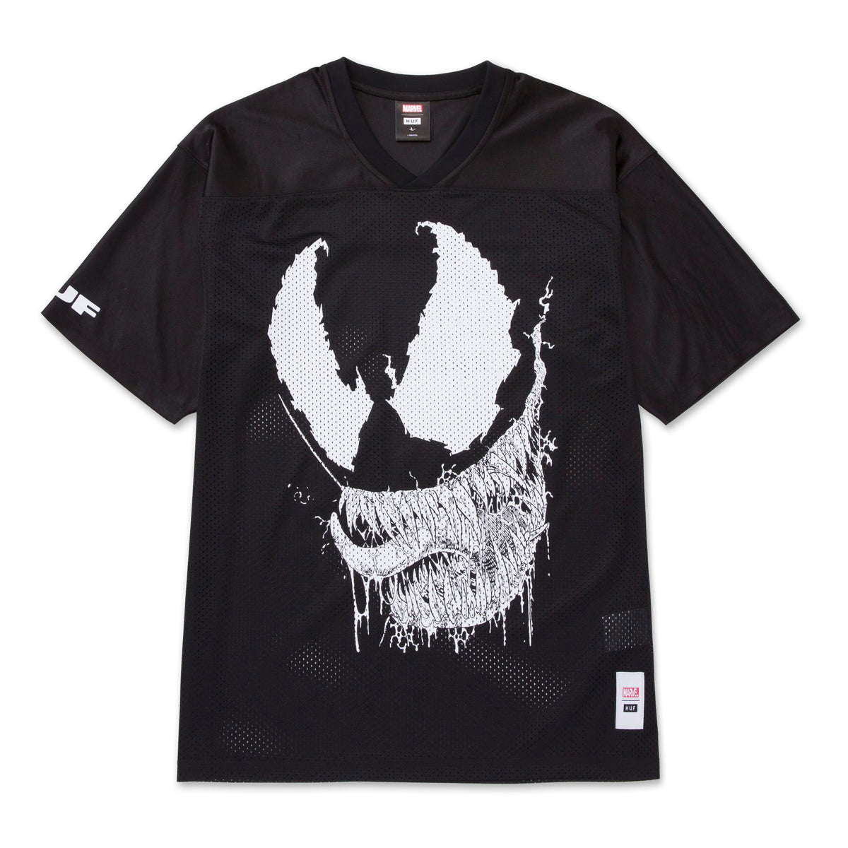 HUF | x Marvel Venom Football Jersey (Black)