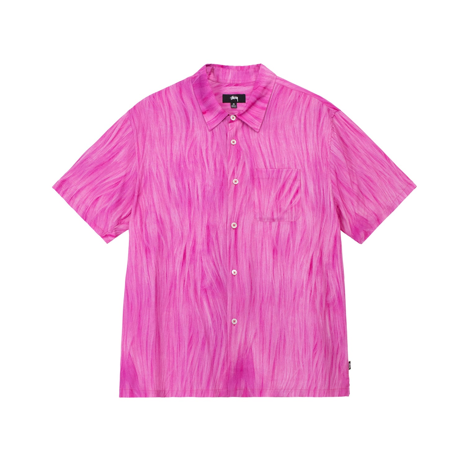 Stüssy | Fur Print Shirt (Pink)