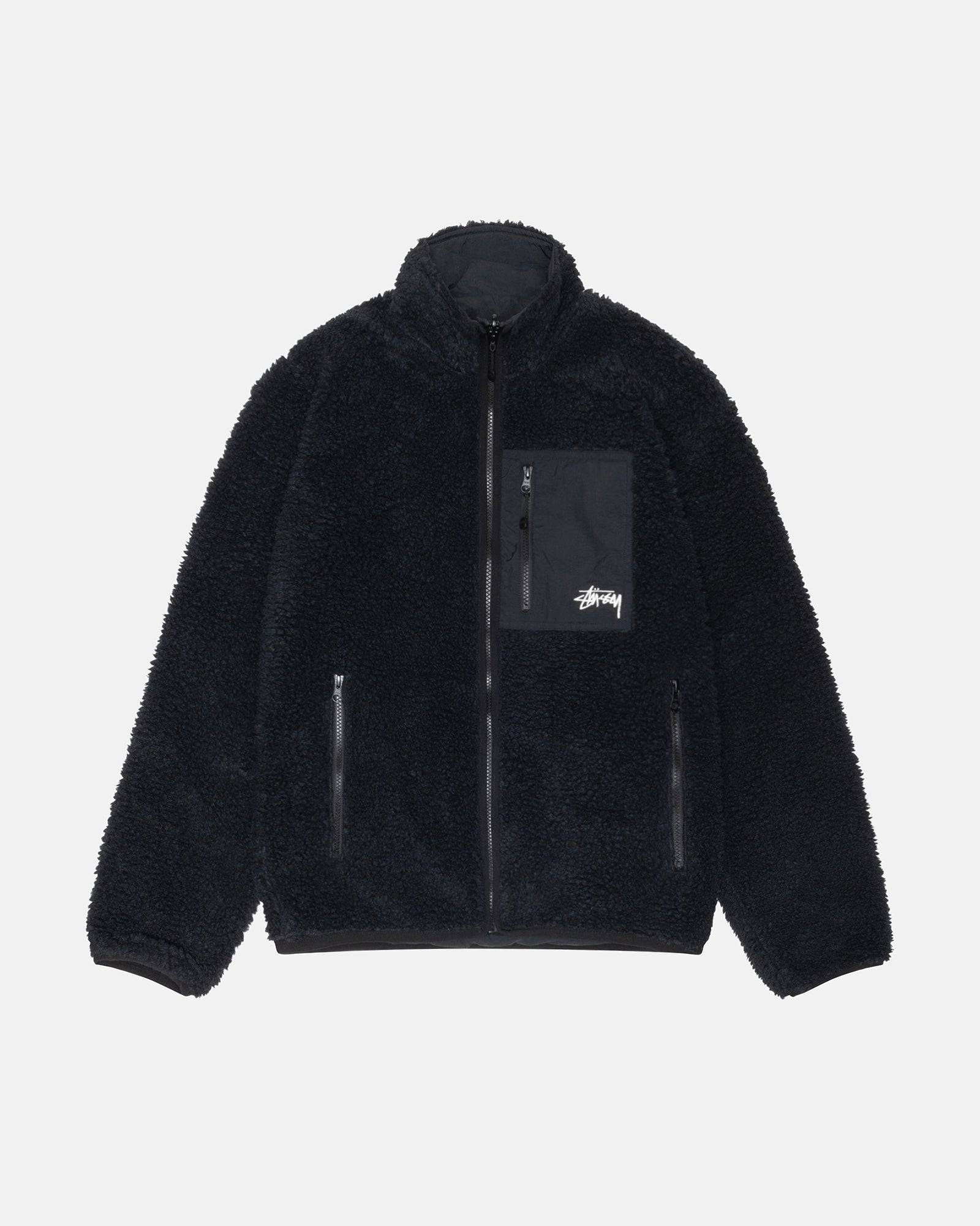 STÜSSY | Sherpa Reversible Jacket (Black)