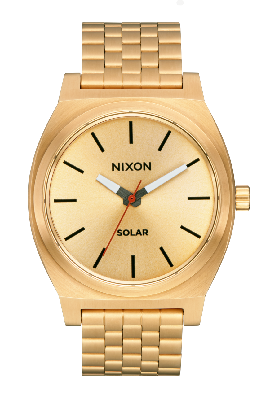 Nixon | Time Teller Solar Watch 40.5mm (All Gold/Black)