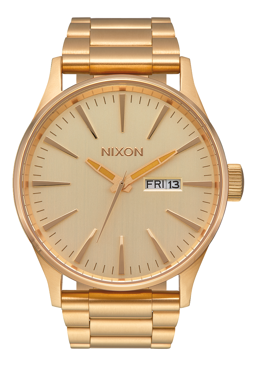 Nixon | Sentry Stainless Steel Watch 42mm (All Gold)