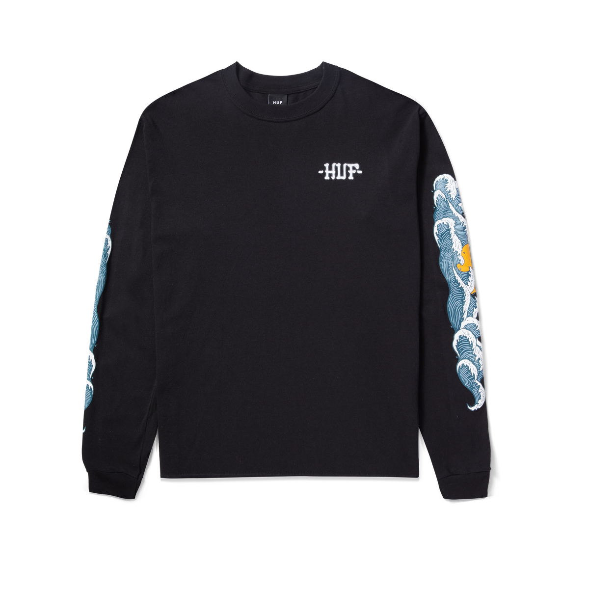 HUF | Rogue Wave Long Sleeve T-Shirt (Black)