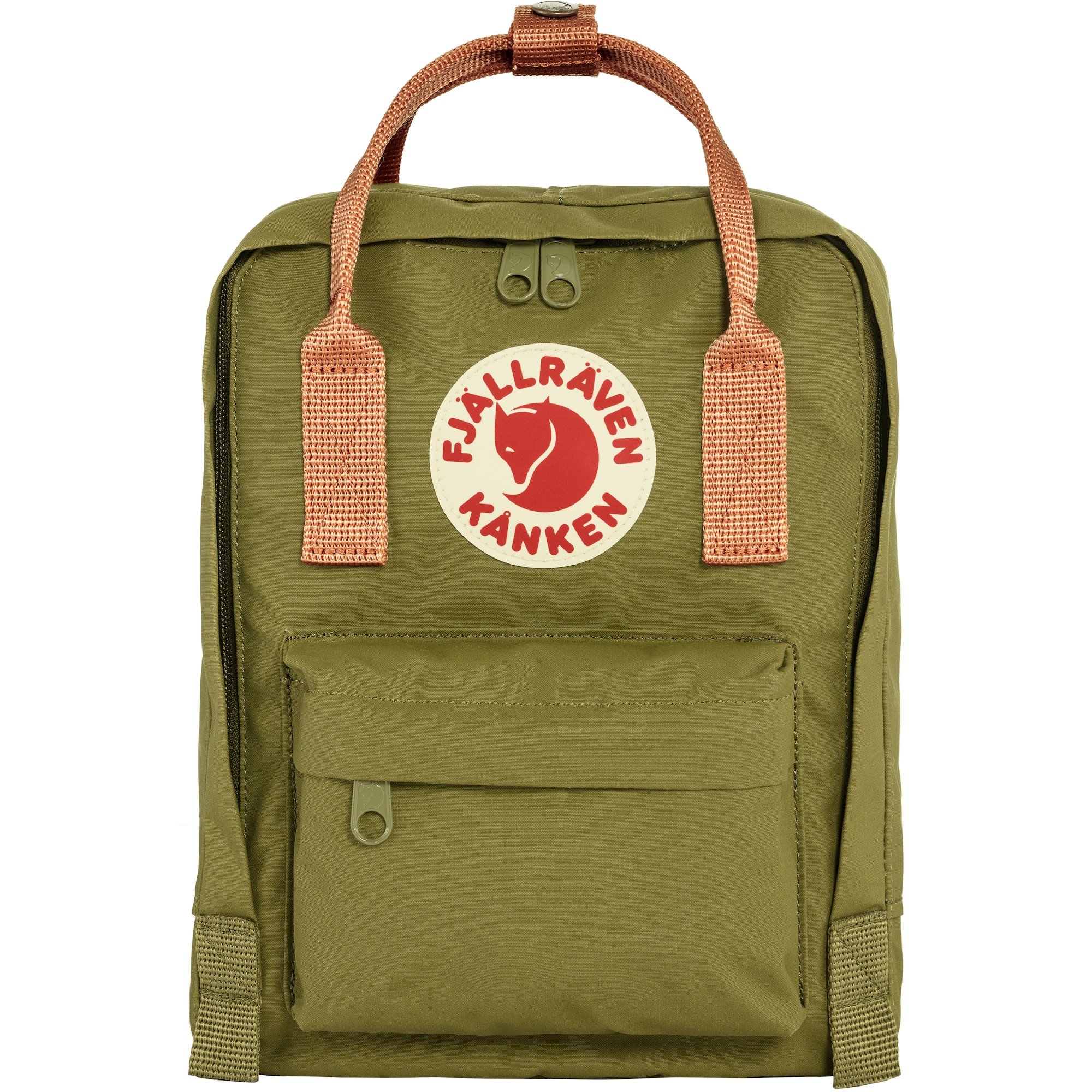 Fjällräven Kånken | Mini Backpack (Foliage Green – Peach Sand)
