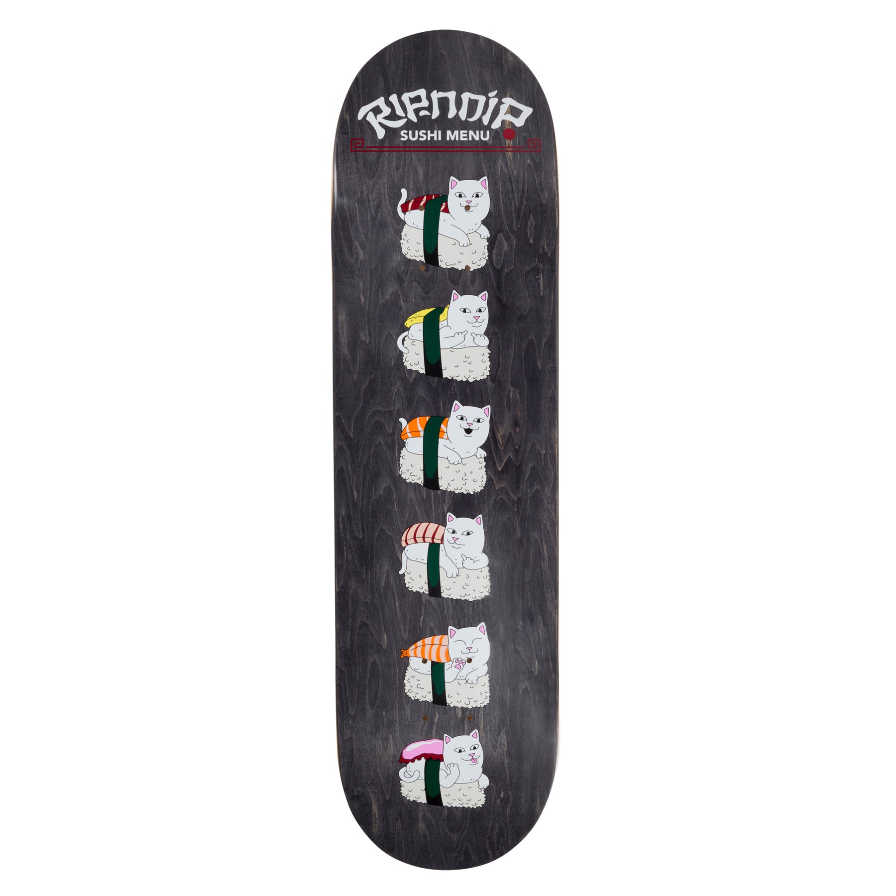 Ripndip | Sushi Nerm Board Skateboard Deck 8.25″(Black)