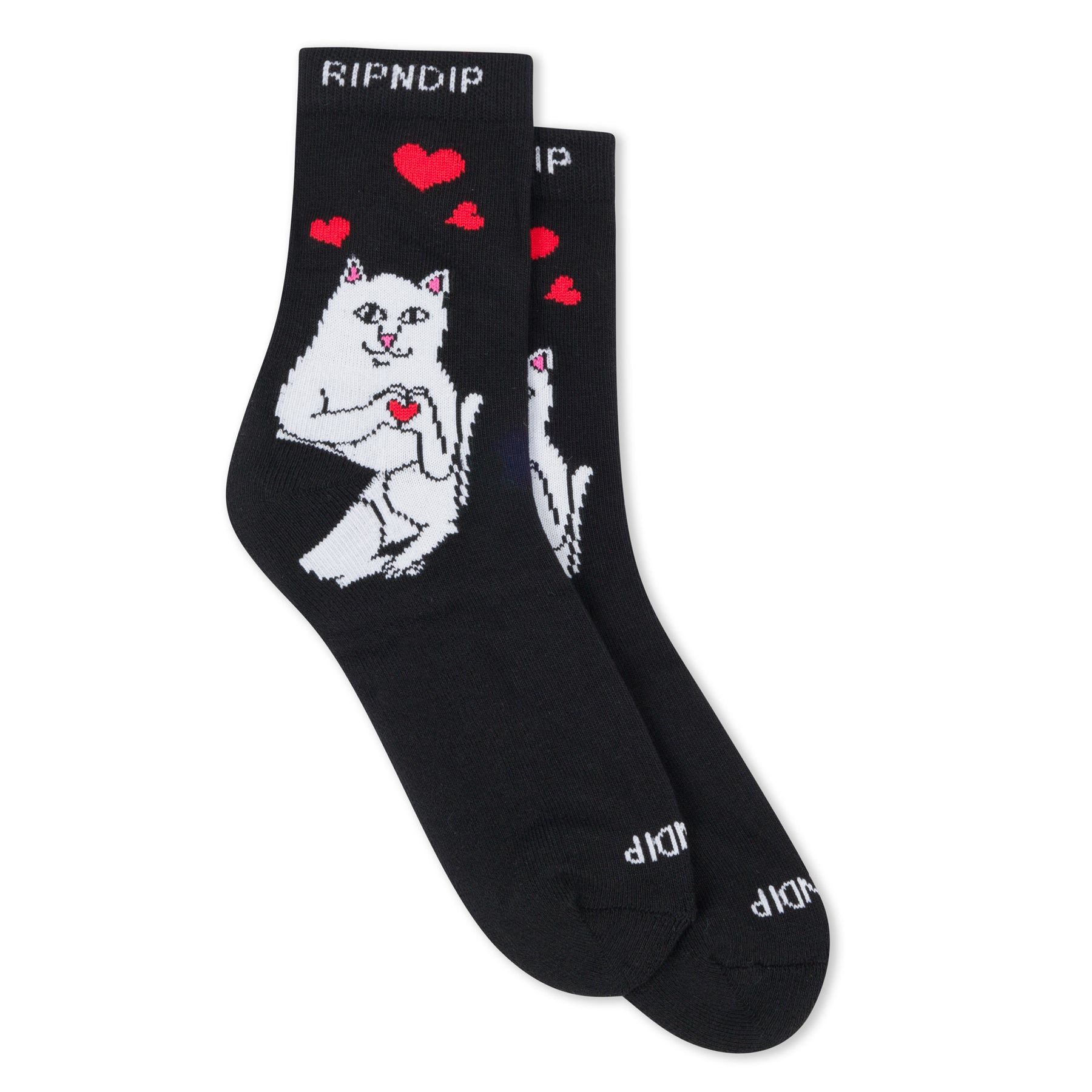 Ripndip | Nermal Loves Mid Socks (Black)