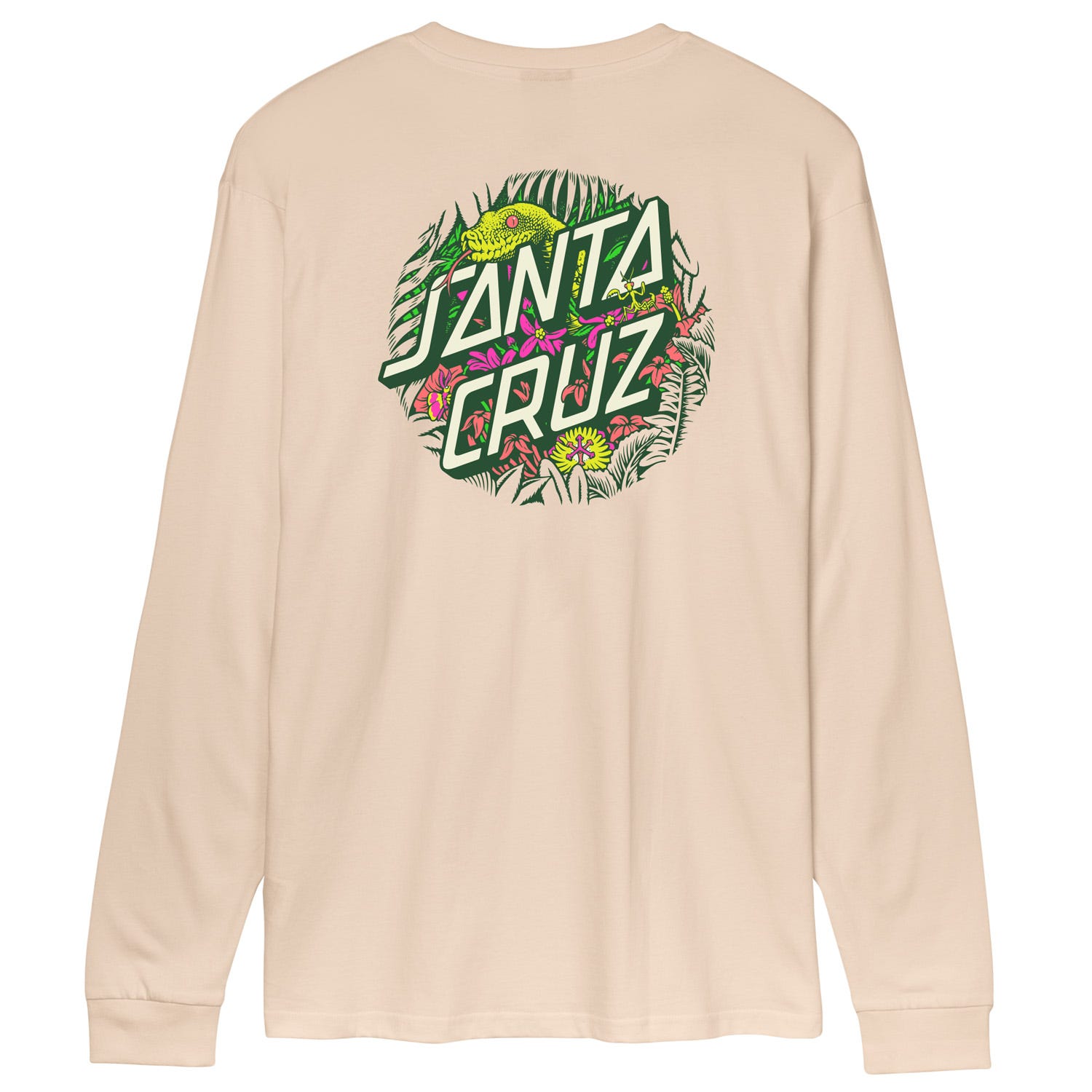 Santa Cruz | Asp Flores Dot Back L/S Shirt (Oat)