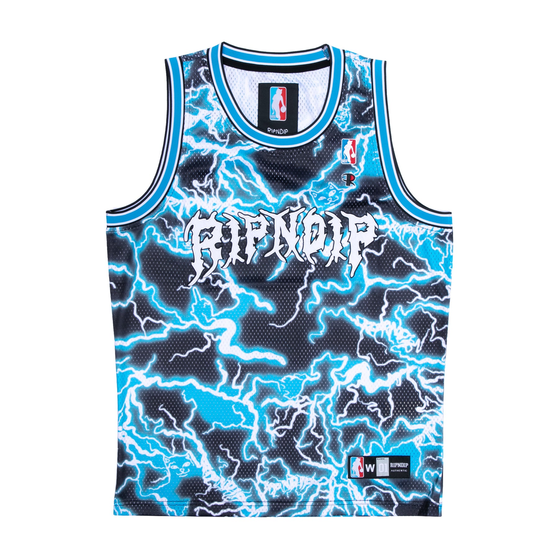 Ripndip | Nikola Basketball Jersey (Black/Blue)