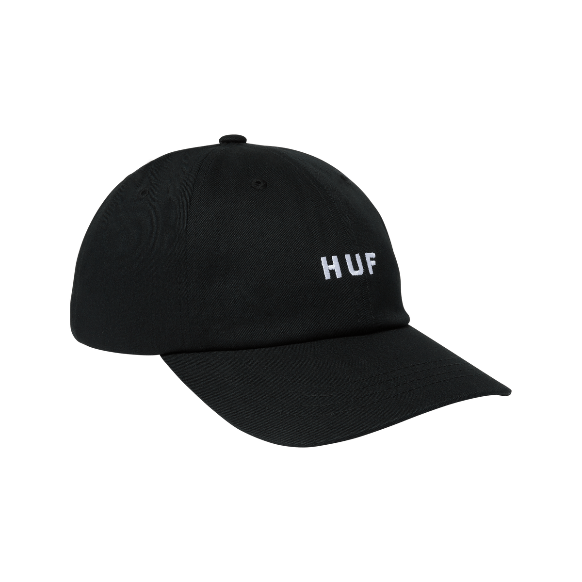 HUF | Set Og Curved Visor 6-Panel Hat (Black)